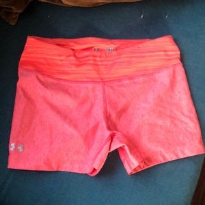 Under Armour biker shorts. Size Small. Heat gear. I’m good condition.